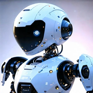 Tech Concept Art: Robot with laser scanning