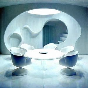 Futuristic Tech Startup Office With Large, Modern-looking