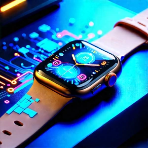 Smart watch with data visualization