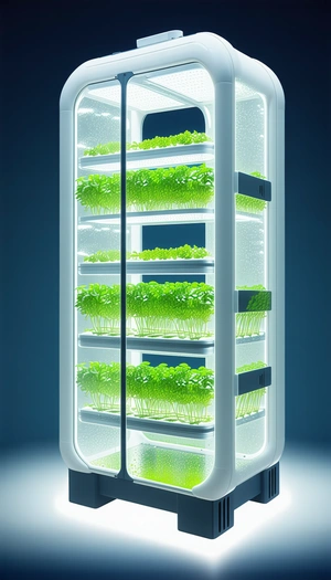 A Large, White Refrigerator Filled With A Variety Of Fresh Vegetables