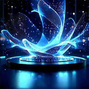 Big Data Visualization With Blue White