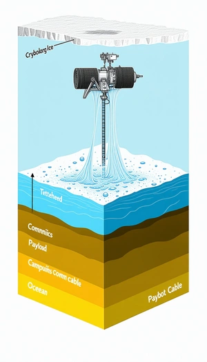 The Image Is A Cartoon Illustration Of A Water Well, Showing The Different Layers Of The Well