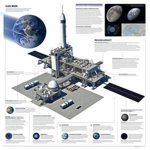The Image Is A Large, Detailed Diagram Of A Space Station