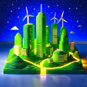 Innovative Renewable Energy (design:1.3) With Large, Intricate