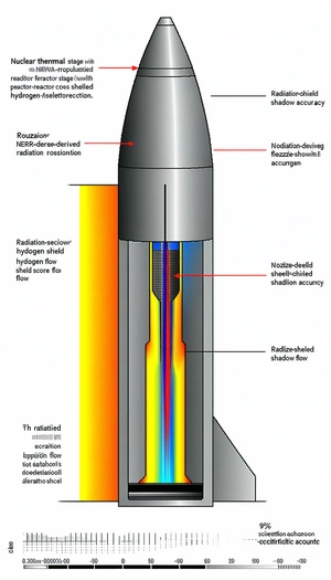 The Image Is A Diagram Of A Rocket Engine, Showing The Various Components And Their Functions