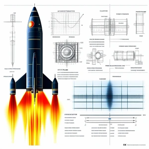 A Space Shuttle Is Shown In A Diagram, With Various Parts Labeled