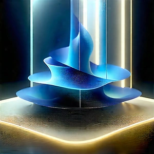 Futuristic (digital:1.42) workspace