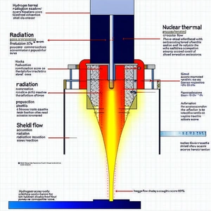 The Image Is A Diagram That Shows The Process Of Nuclear Fusion