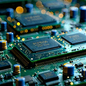 Close-up of memory module
