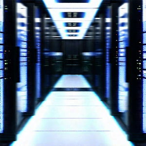 (futuristic:1.25) Server Room With Image, There