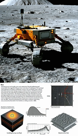 A Robotic Vehicle, Possibly A Rover, On A Rocky Surface