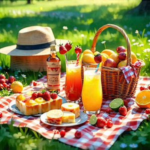 Lifestyle Cinema 4d: Summer Picnic During Holiday Season With Image, There
