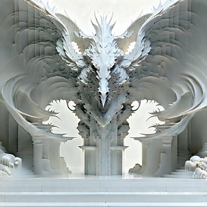 Digital Transformation Visualization With Large White