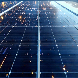 Solar panel with data streams