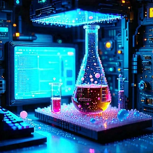 Entertainment Technology In Modern Laboratory With Image