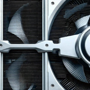 Tech Macro Photography: Close-up of cooling system