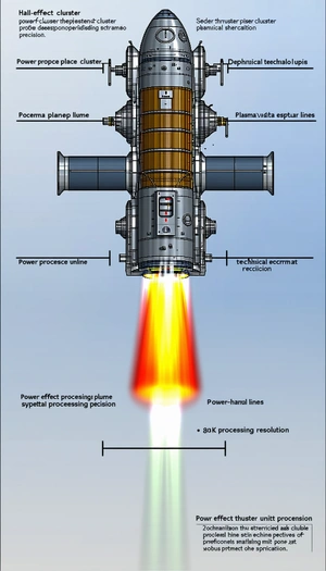 The Image Is A Diagram Of A Rocket Engine, Showing The Various Components And Their Functions