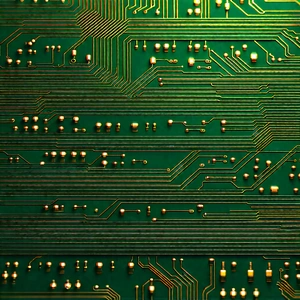 Circuit board with digital particles