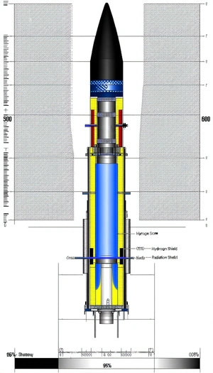 A Blue And Yellow Tube Is Shown In A Drawing