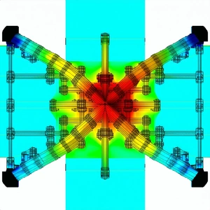 three-dimensional representation gear