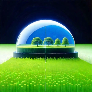 Agricultural Technology In (design:1.21) Studio With Large, Round