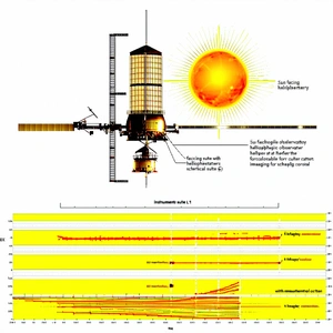 The Image Is A Diagram Showing The Different Parts Of A Spacecraft
