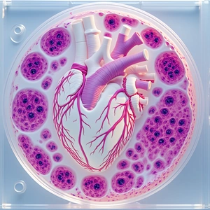 A Close-up Of A Heart, Showcasing Its Intricate Structure And Details