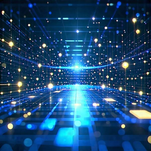 Tech Stock Photography: Big Data Visualization With Image, There