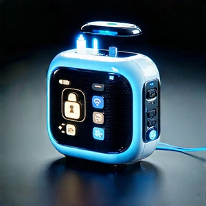 Innovative Communication Tool Design With Blue White