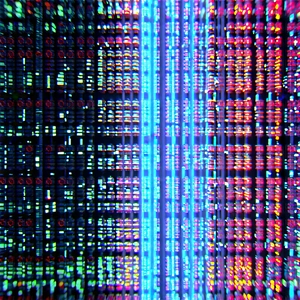 Close-up of sensor array