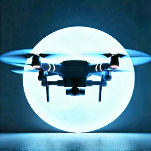 Drone With User Interface With Drone Flying