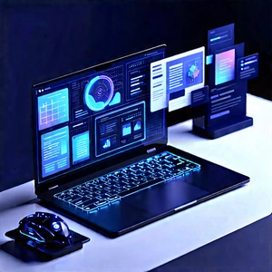 Laptop With User Interface With Laptop Computer