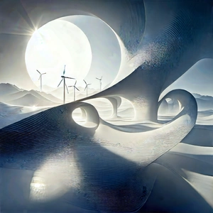 Innovative Renewable Energy Design With Image, There
