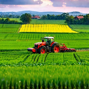 Agricultural Technology In Field Deployment With Large Tractor
