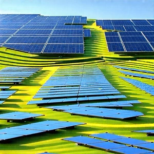 Innovative Renewable Energy Design With Large, Grassy