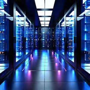 (futuristic:1.39) Server Room With Large Room