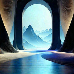 Futuristic Tech Startup Office With Image, There