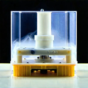 3d Printer With Laser Scanning With White Yellow