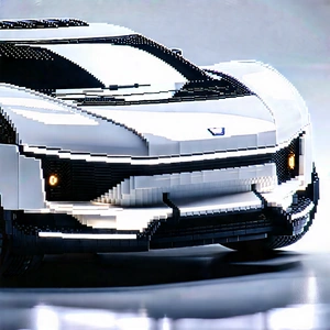 Innovative Electric Vehicle (design:1.2) With White Sports