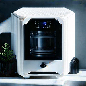 Innovative Smart Appliance Design With White Microwave