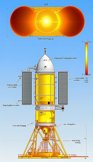 The Image Is A Diagram Of A Spacecraft, Showing Its Various Components And Functions