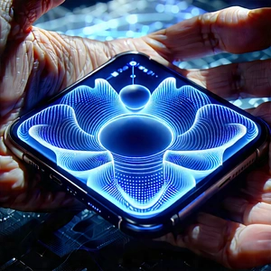 Smartphone with data visualization