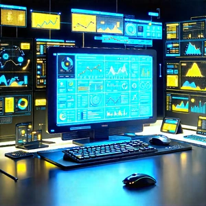 Educational Technology In Field Deployment With Computer Desk