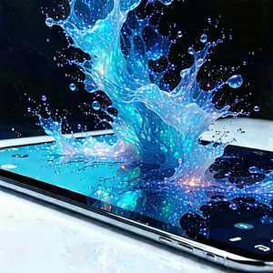 Tablet With Holographic Display With Cell Phone