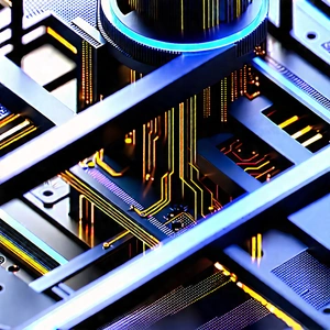 Close-up of sensor array