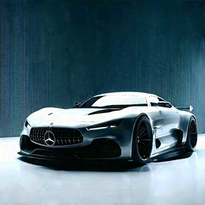 Automotive Technology In Manufacturing Facility With Sleek Silver