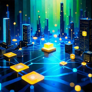 Blockchain network visualization