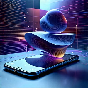 Smartphone With Data Visualization With Cell Phone