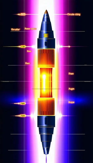 A Blue And Yellow Tube Is Shown In A Close-up View