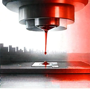 Agricultural Technology In Modern Laboratory With Liquid Dripping